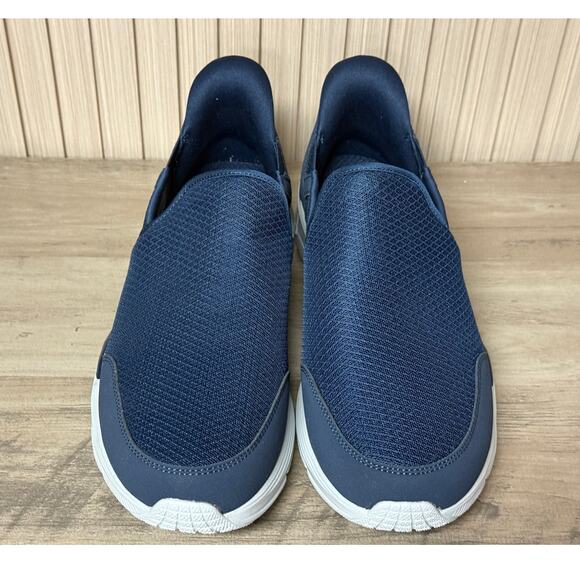 Skechers Men’s Equalizer Swift Fit Slip-On Sneakers Size 10.5 Navy - Picture 4 of 9